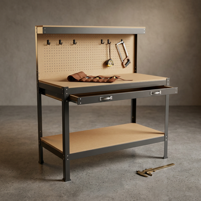 Wood Work Bench 115 Cm — Studio Shot